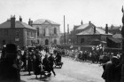 Foundry Square with station of old Hayle Railway Line Foundry Square with station of old Hayle Railway Line